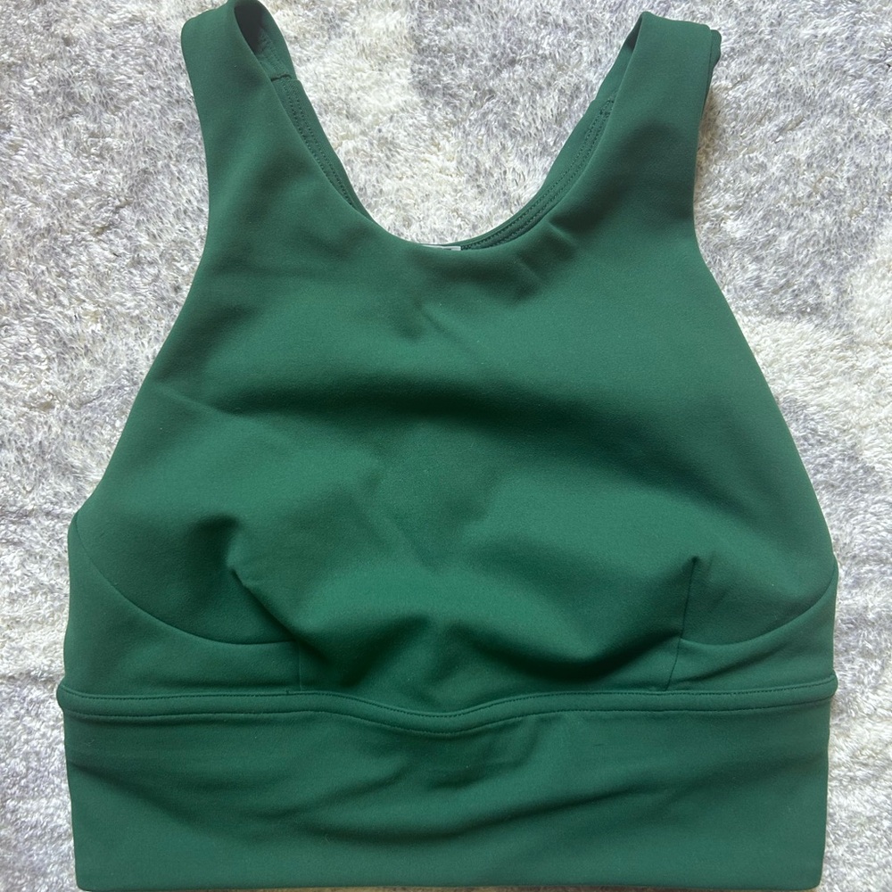 Lululemon Athletica Green Sports Bra Size 2